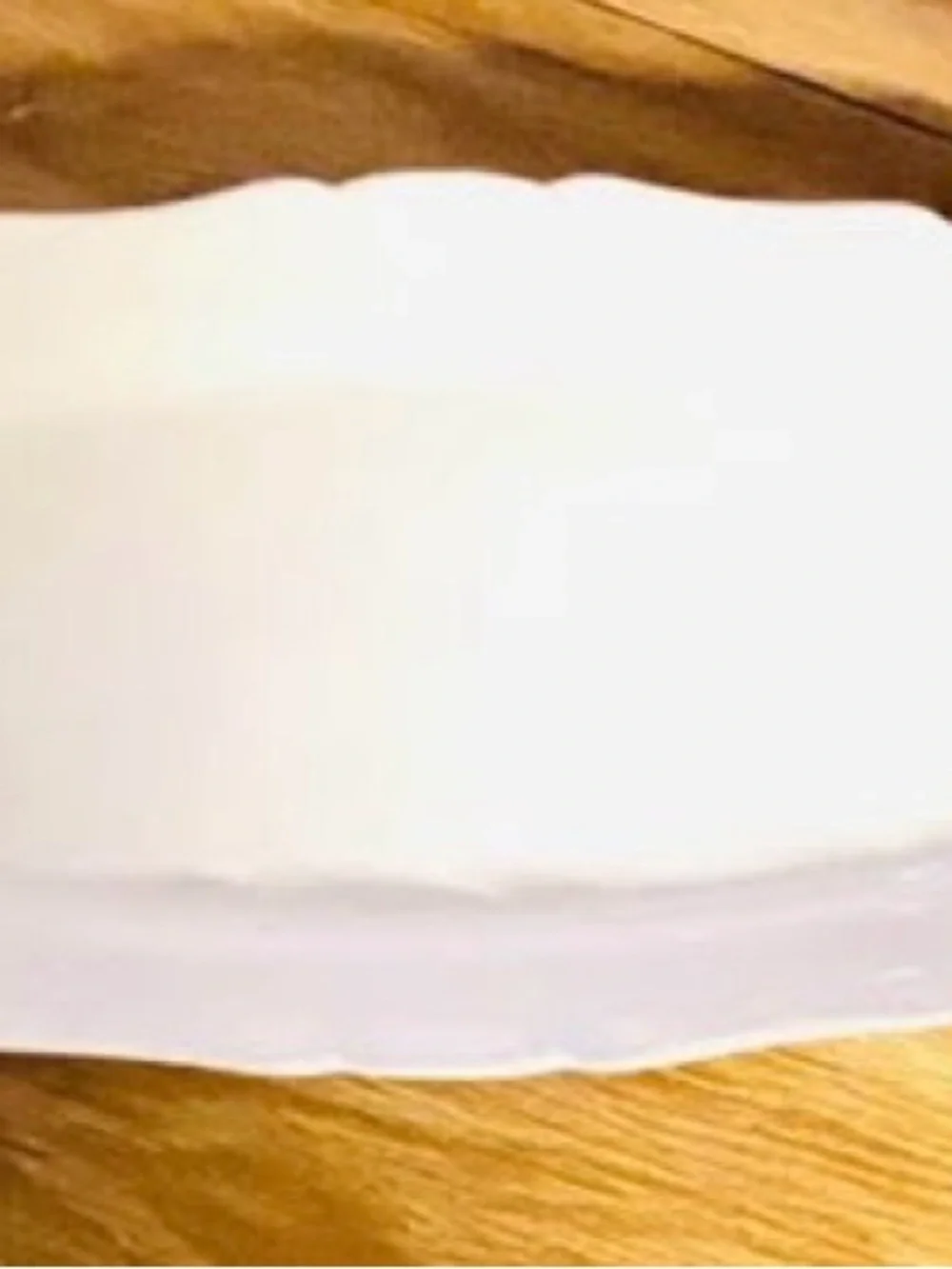 Classic White Scalloped Edge Porcelain Serving Platter - Elegant Home Dining